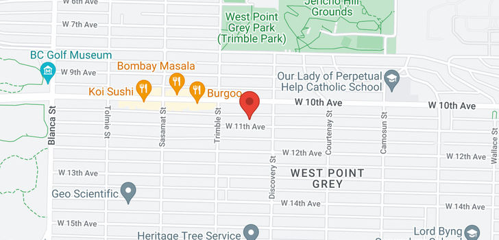 map of 4343 W 11TH AVENUE